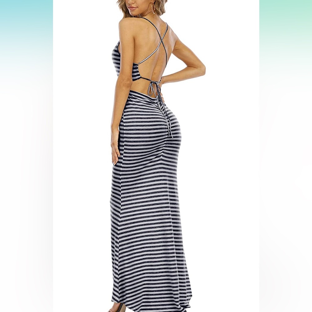 Maxi with stunning back - NWOT